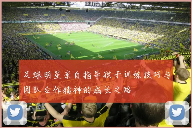 足球明星亲自指导孩子训练技巧与团队合作精神的成长之路